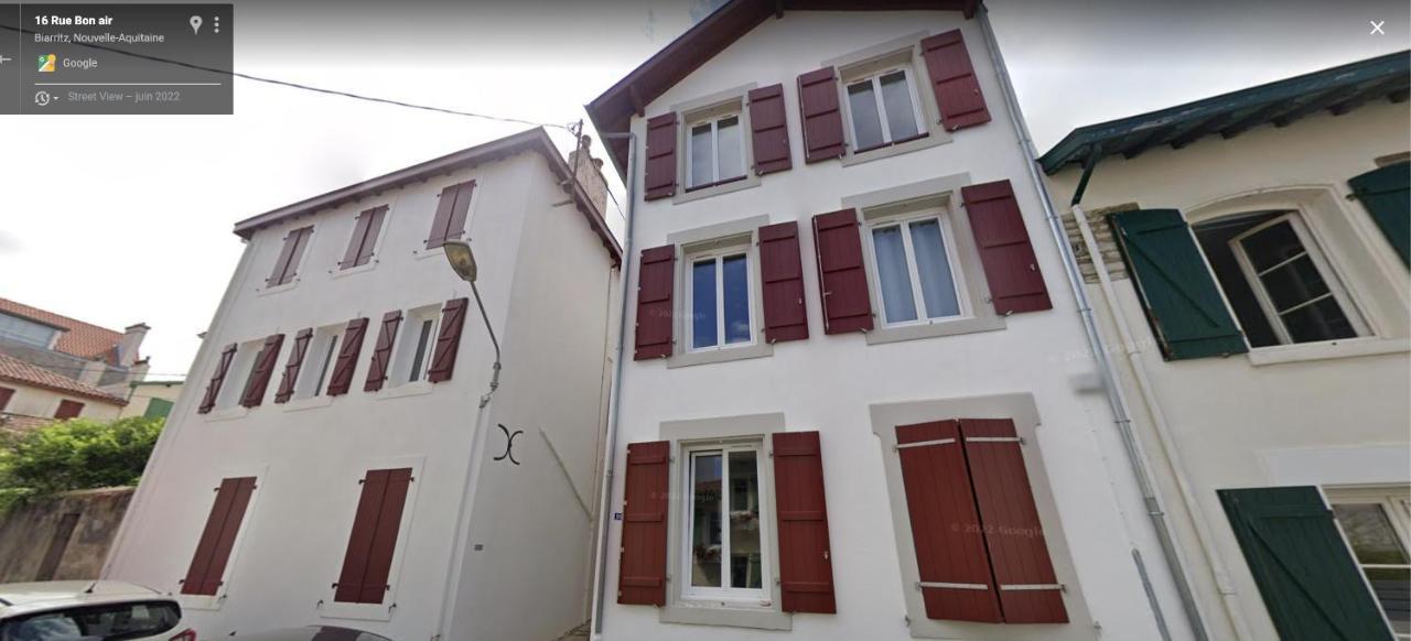 Biarritz Centre, Pres Avenue De Verdun, Cosy Apt 2 Pieces , Salon , Chambre Separe, Rue Tres Calme A 10 Minutes A Pied De La Grande Plage Kültér fotó