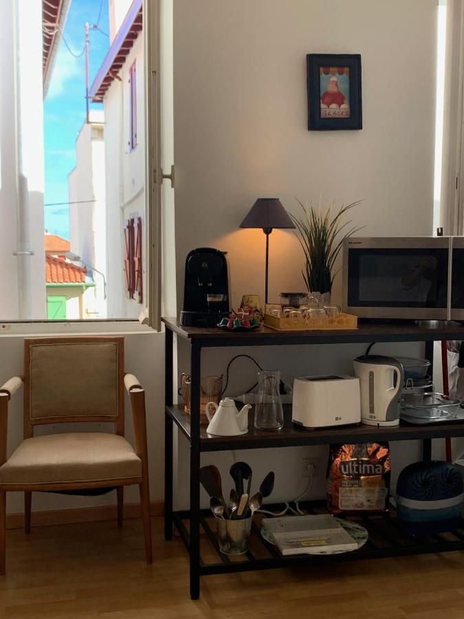 Biarritz Centre, Pres Avenue De Verdun, Cosy Apt 2 Pieces , Salon , Chambre Separe, Rue Tres Calme A 10 Minutes A Pied De La Grande Plage Kültér fotó